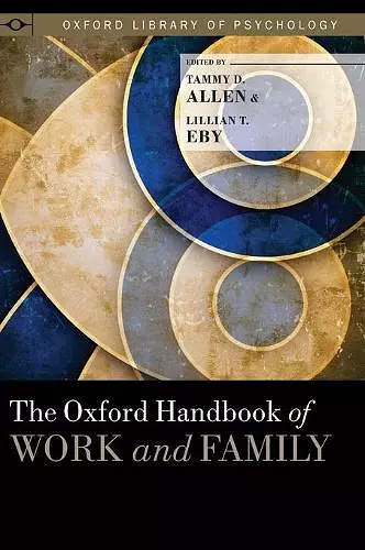 The Oxford Handbook of Work and Family cover