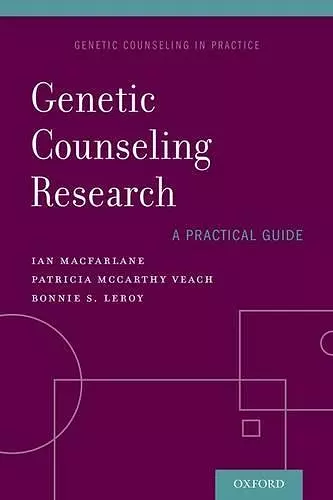 Genetic Counseling Research: A Practical Guide cover