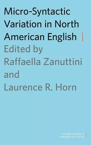 Micro-Syntactic Variation in North American English cover