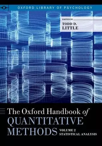 The Oxford Handbook of Quantitative Methods in Psychology, Volume 2 cover