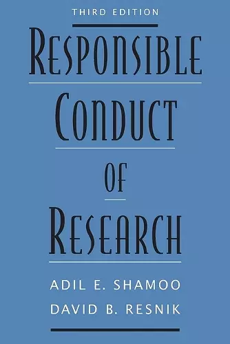 Responsible Conduct of Research cover