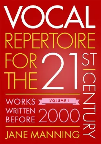 Vocal Repertoire for the Twenty-First Century, Volume 1 cover