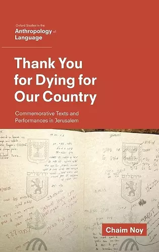 Thank You for Dying for Our Country cover