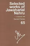 Selected Works Of Jawaharlal Nehru, Second Series, Volume 65 cover