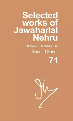 Selected Works of Jawaharlal Nehru cover