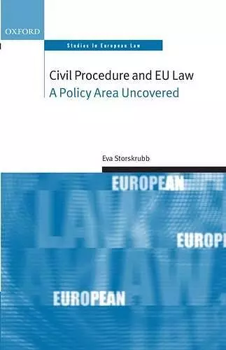 Civil Procedure and EU Law cover