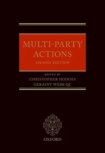 Multi-Party Actions cover