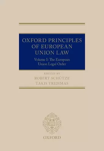 Oxford Principles of European Union Law cover