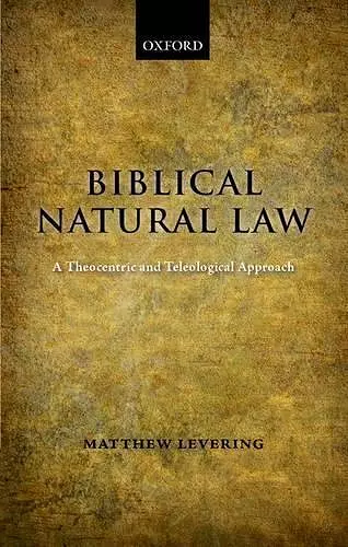 Biblical Natural Law cover