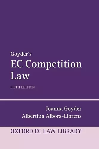 Goyder's EC Competition Law cover