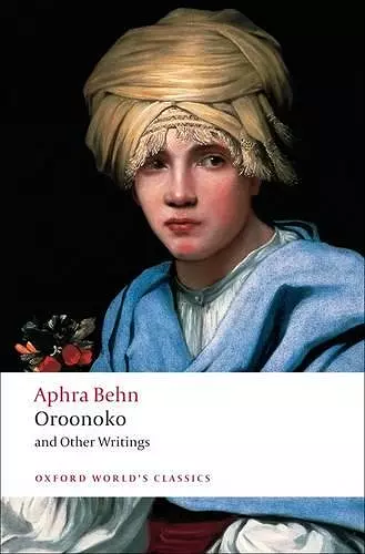 Oroonoko and Other Writings cover
