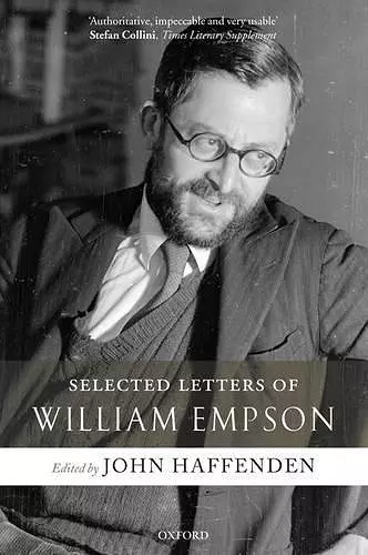 Selected Letters of William Empson cover