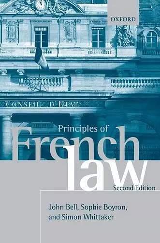 Principles of French Law cover