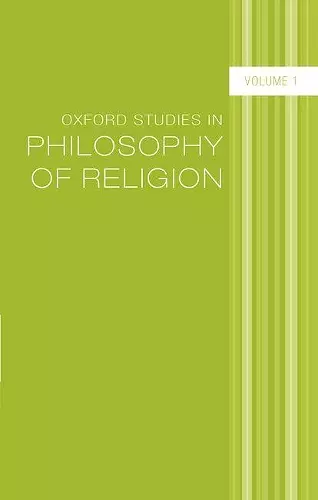 Oxford Studies in Philosophy of Religion cover