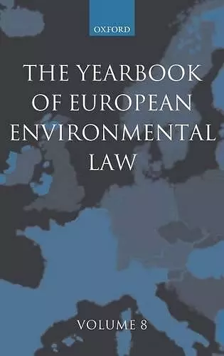 The Yearbook of European Environmental Law cover