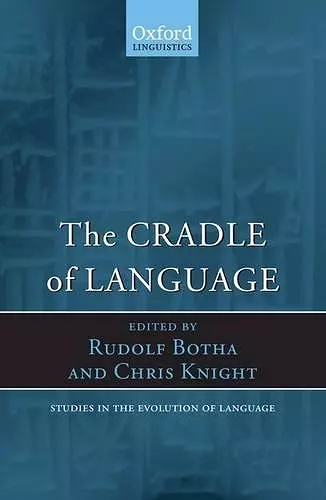 The Cradle of Language cover