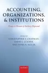 Accounting, Organizations, and Institutions cover