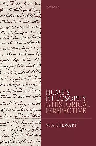 Hume's Philosophy in Historical Perspective cover