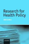 Research for Health Policy cover