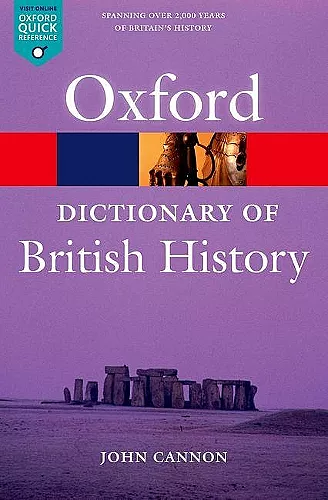 A Dictionary of British History cover