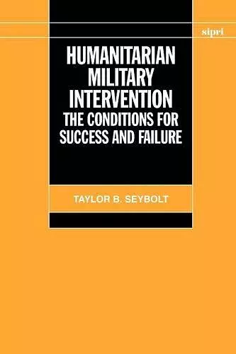 Humanitarian Military Intervention cover