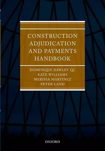 Construction Adjudication and Payments Handbook cover