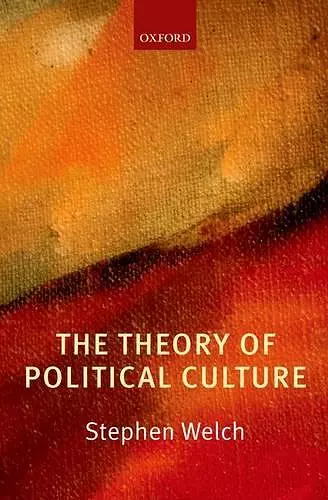 The Theory of Political Culture cover