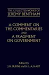 A Comment on the Commentaries and A Fragment on Government cover