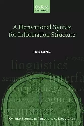 A Derivational Syntax for Information Structure cover