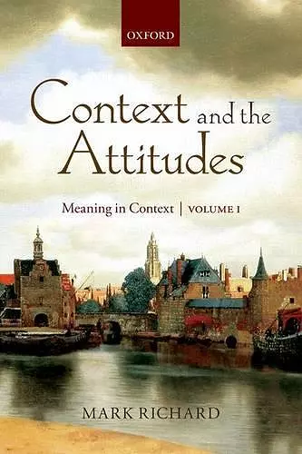 Context and the Attitudes cover