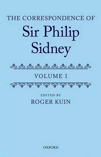 The Correspondence of Sir Philip Sidney cover