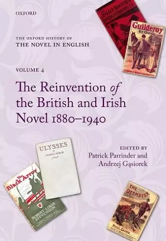 The Oxford History of the Novel in English cover