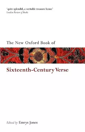 The New Oxford Book of Sixteenth-Century Verse cover