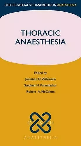 Thoracic Anaesthesia cover