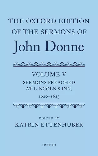 The Oxford Edition of the Sermons of John Donne cover