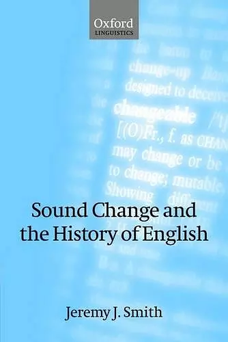 Sound Change and the History of English cover