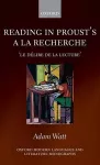 Reading in Proust's A la recherche cover