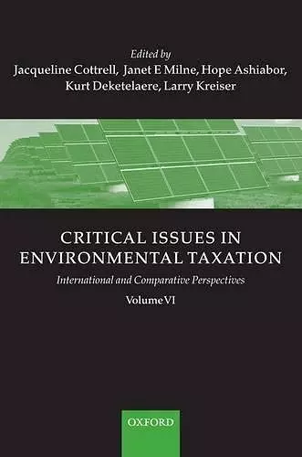 Critical Issues in Environmental Taxation cover