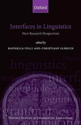 Interfaces in Linguistics cover