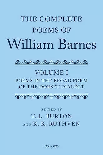 The Complete Poems of William Barnes cover