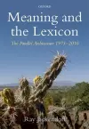 Meaning and the Lexicon cover