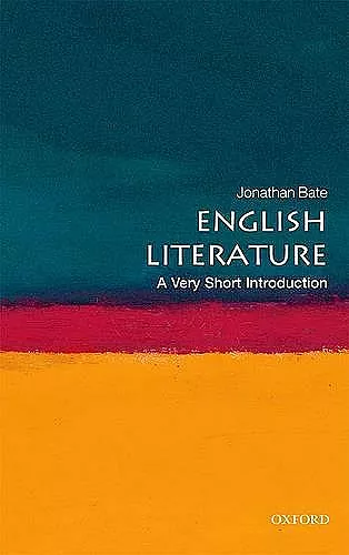 English Literature: A Very Short Introduction cover