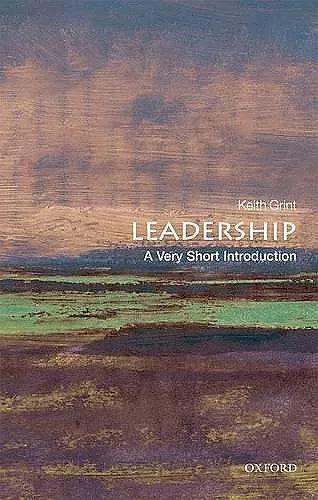 Leadership: A Very Short Introduction cover
