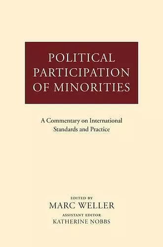 Political Participation of Minorities cover