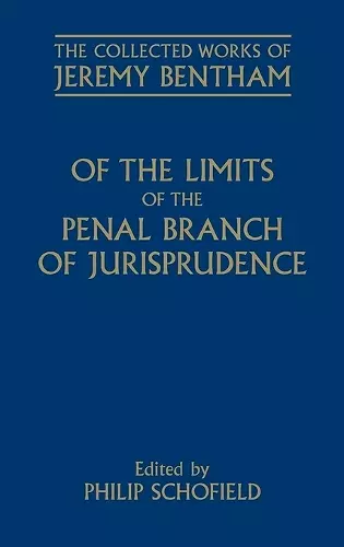 Of the Limits of the Penal Branch of Jurisprudence cover