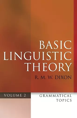 Basic Linguistic Theory Volume 2 cover