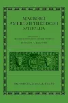 Macrobii Ambrosii Theodosii Saturnalia cover