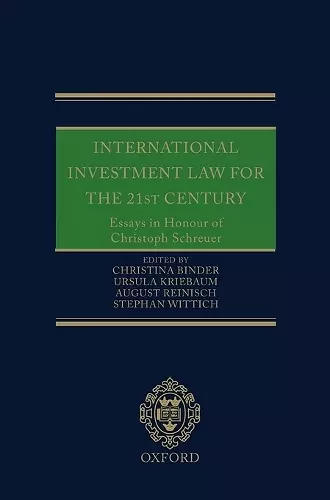 International Investment Law for the 21st Century cover