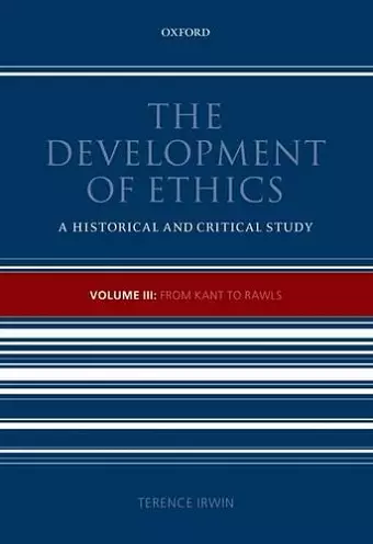 The Development of Ethics, Volume 3 cover