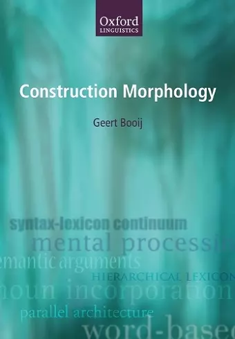 Construction Morphology cover